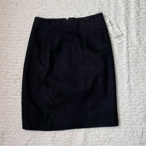 NWT Door County black wool skirt 6